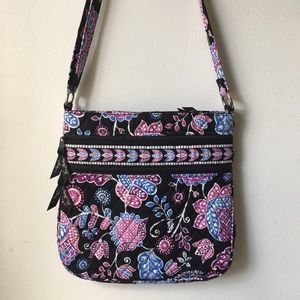 Vera Bradley-Black Crossbody Shoulder Bag